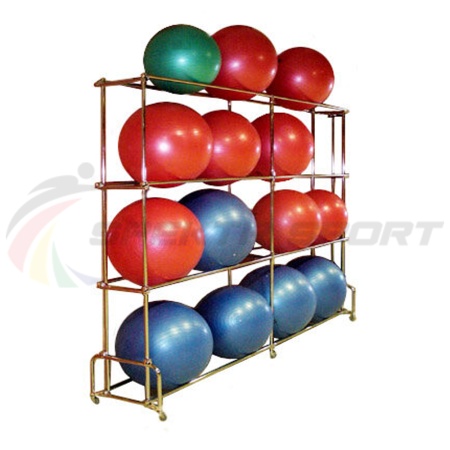 Купить Стеллаж для гимнастических мячей 16 шт в Кусе 